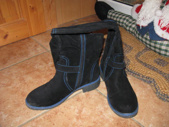 *** Super ~ Wadenhohe ~ Flache ~ Stiefel ***
