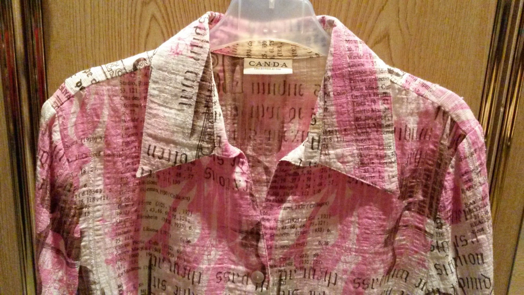 28.Bedruckte Bluse, Gr.40