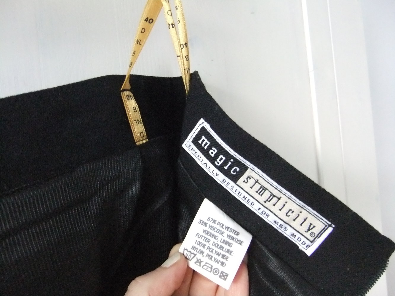 Business Rock schwarz Gr. 40 M Gothic