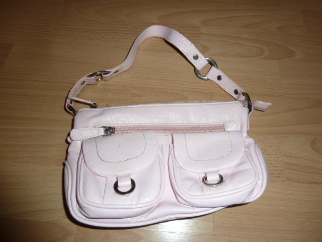 rosa Handtasche