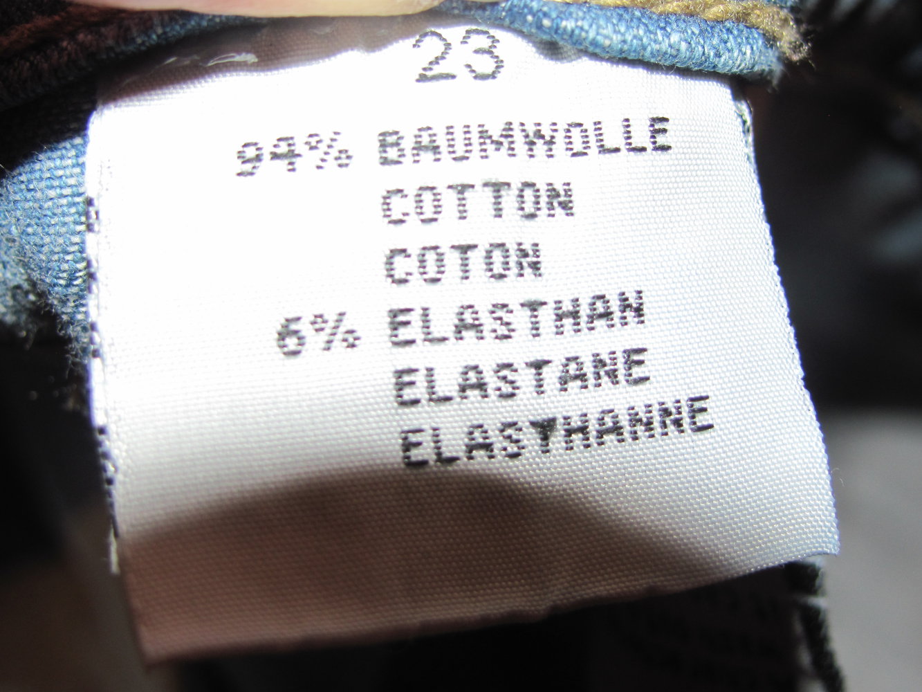 Jeans Hose Jeanshose Größe 23