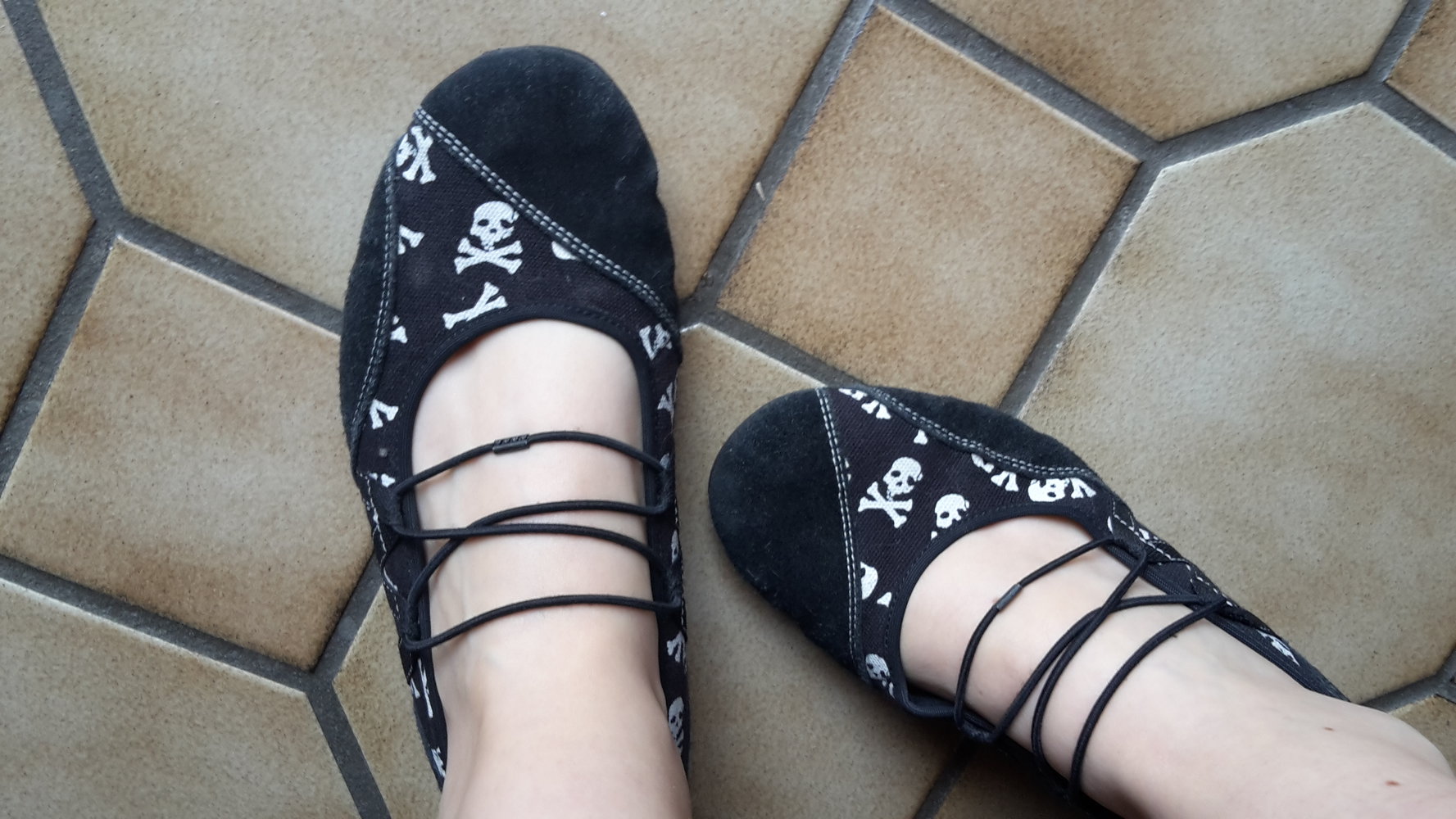 Rieker Gr.37 schwarz leder ballarias Totenkopf gothic Punk emo