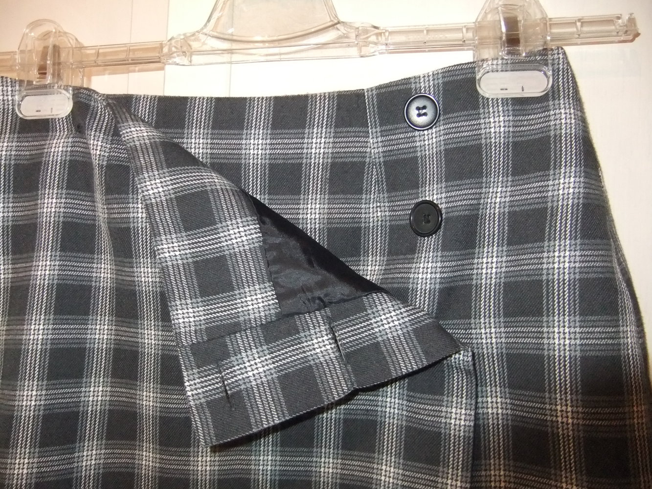 karierter Damen Business Rock von H&M Gr. 38 S 