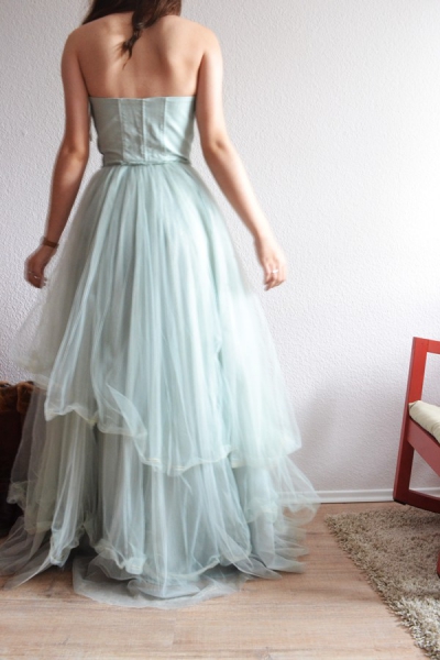 H&M Conscious Collection Exclusive Mint Tüllkleid