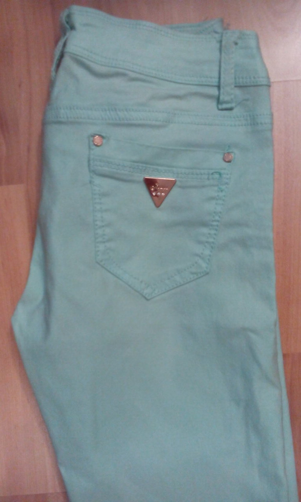 Türkise/Hellblaue Hose Gr. S