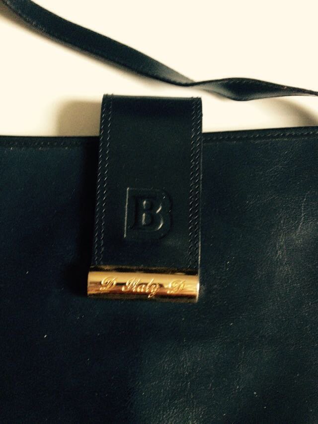 Exklusive Vintage Leder Umhangtasche Tasche 