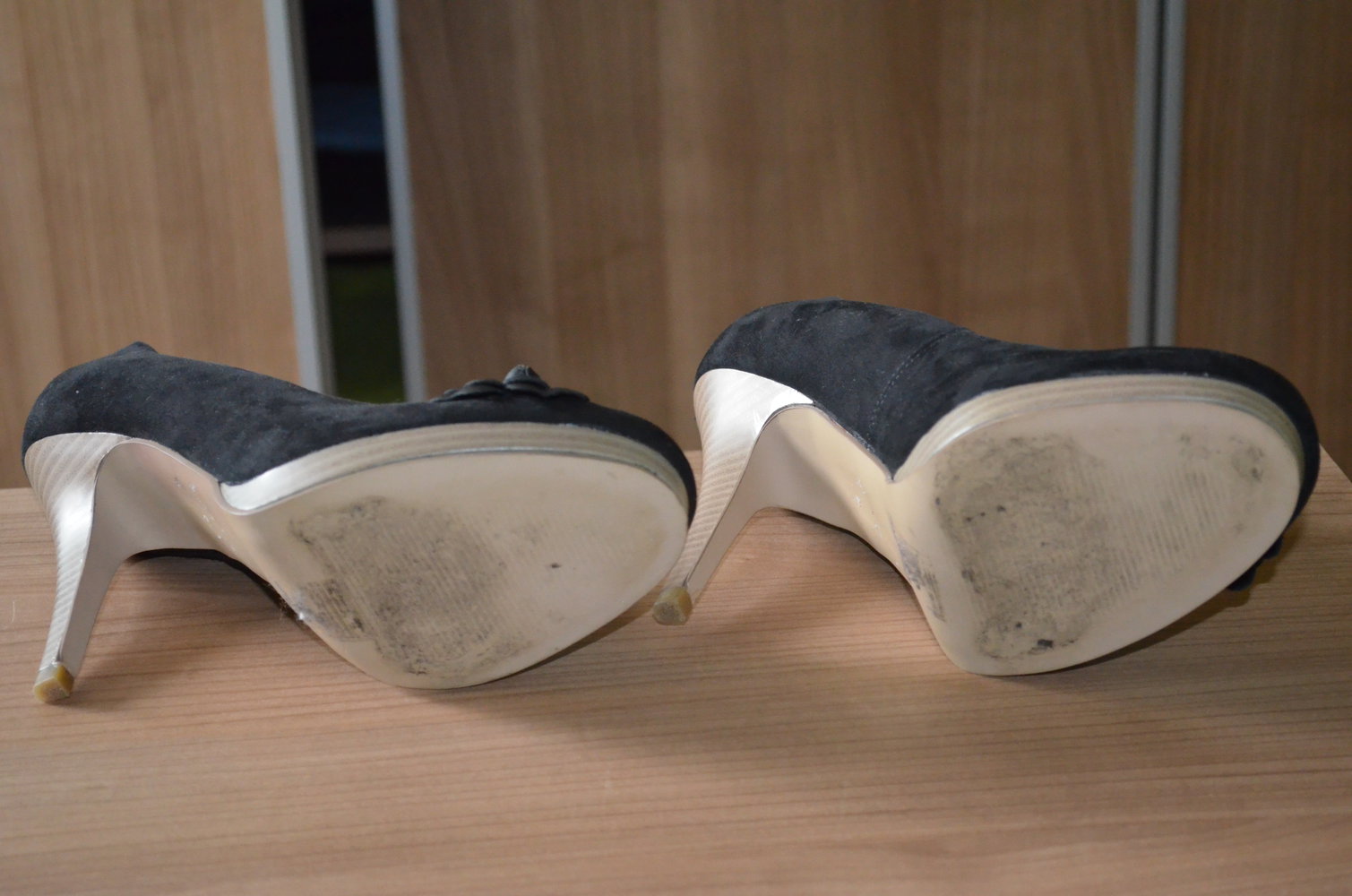 schwarze Hohe Schuhe