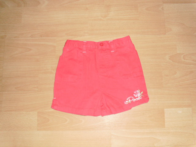 Shorts von Disney, rot mit Schriftzug, Gr. 86