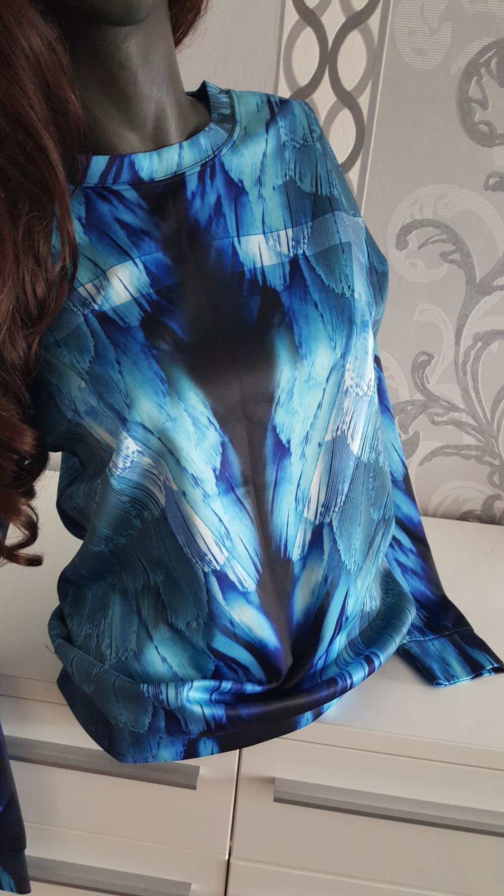 Engel Flügel Federn Pullover Uni M L 38 40 Neu