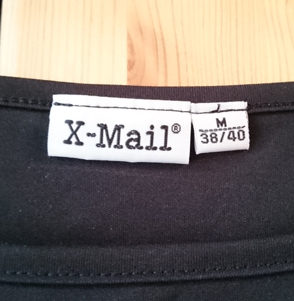 Kleid Spaghettiträger schwarz Gothic