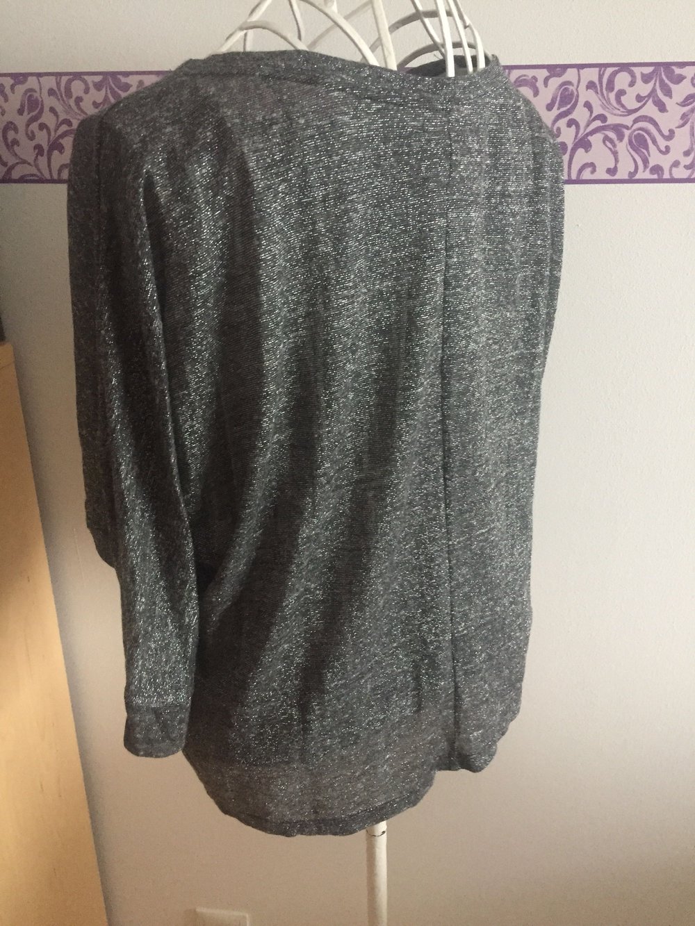 Geparden Lurexschlauch-Oberteil