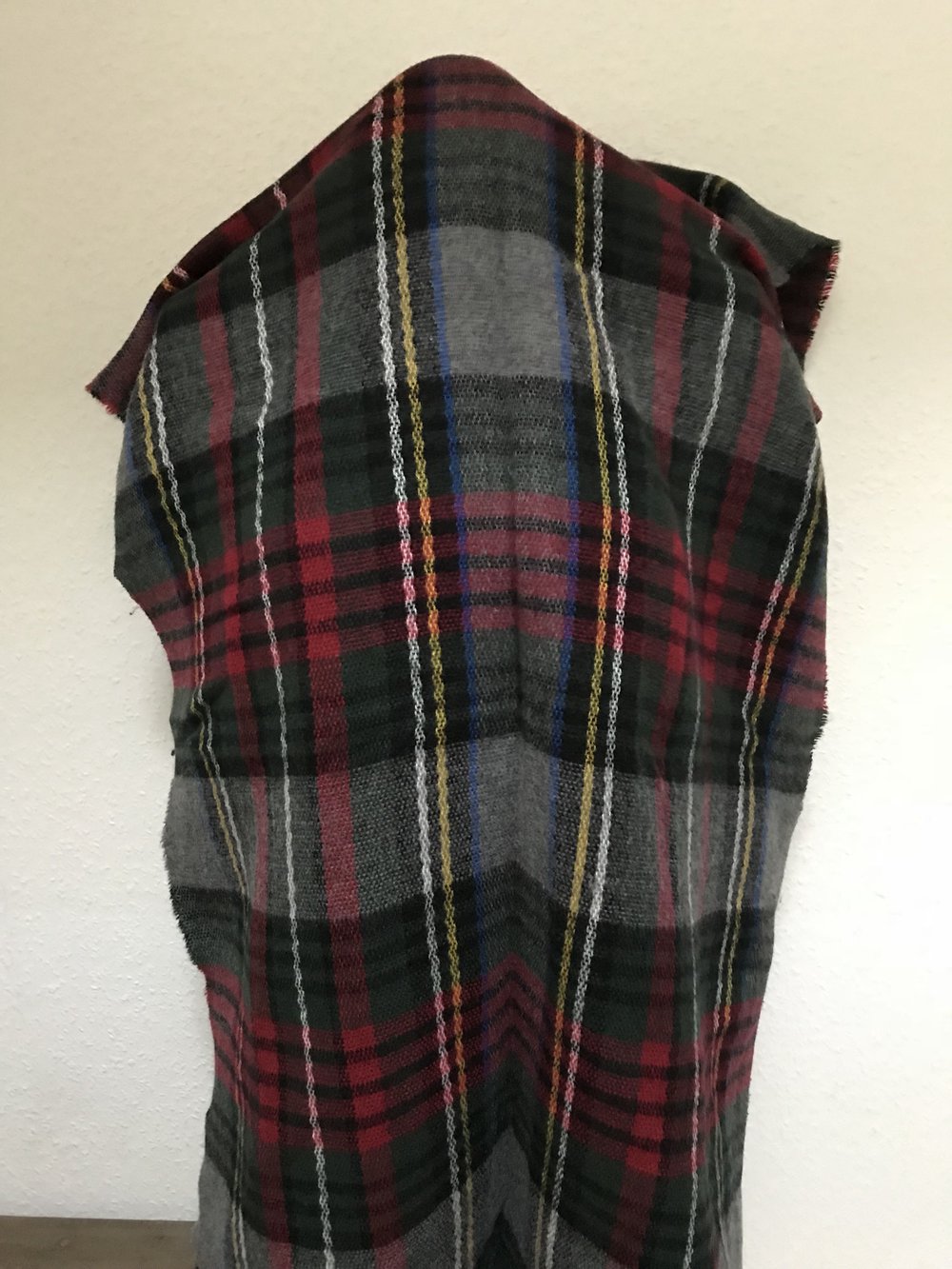 Weicher karierter XL-Schal