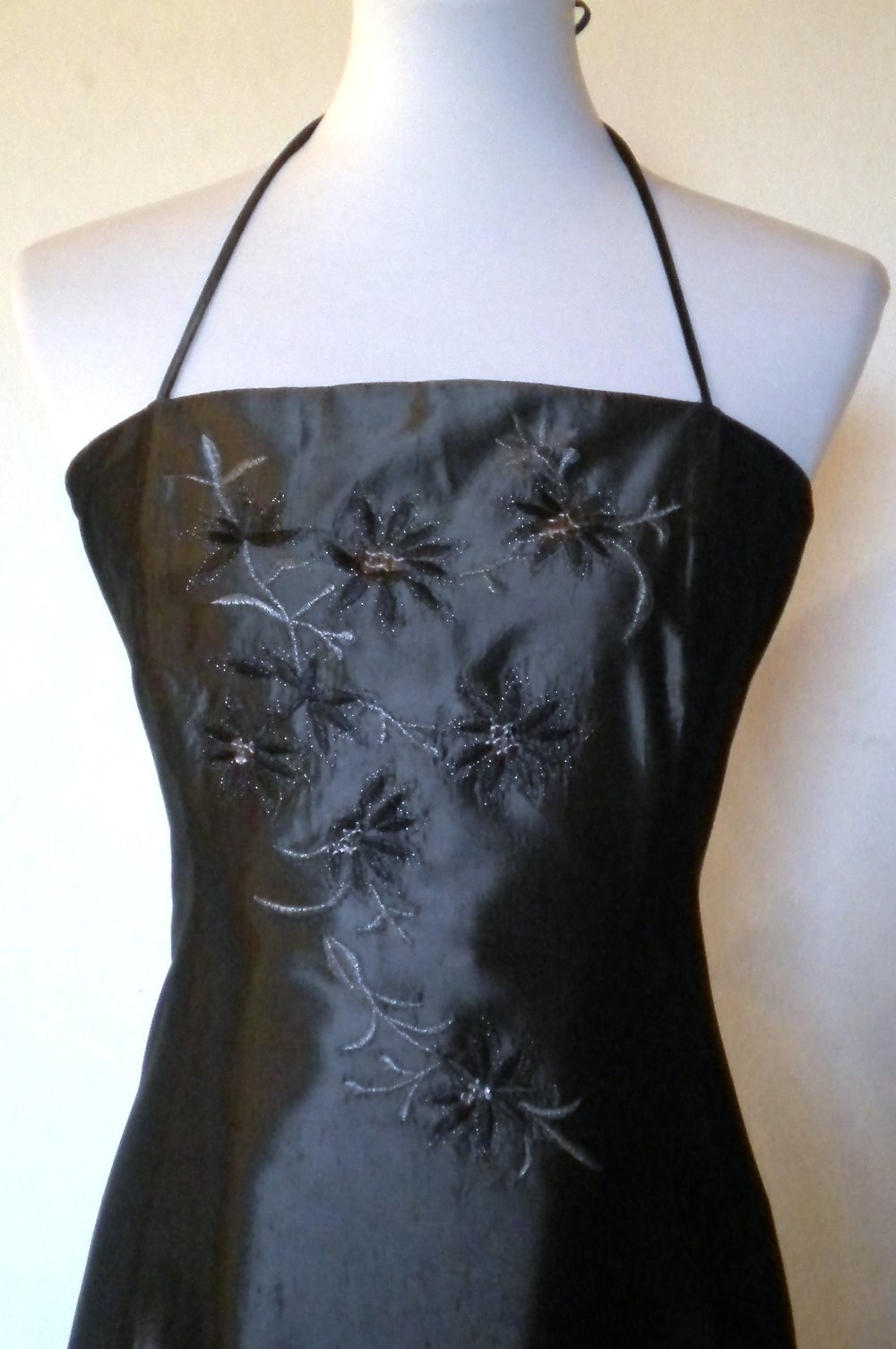 dunkelgrau silbernes Ballkleid, Sixth Sense (C&A), Größe 34