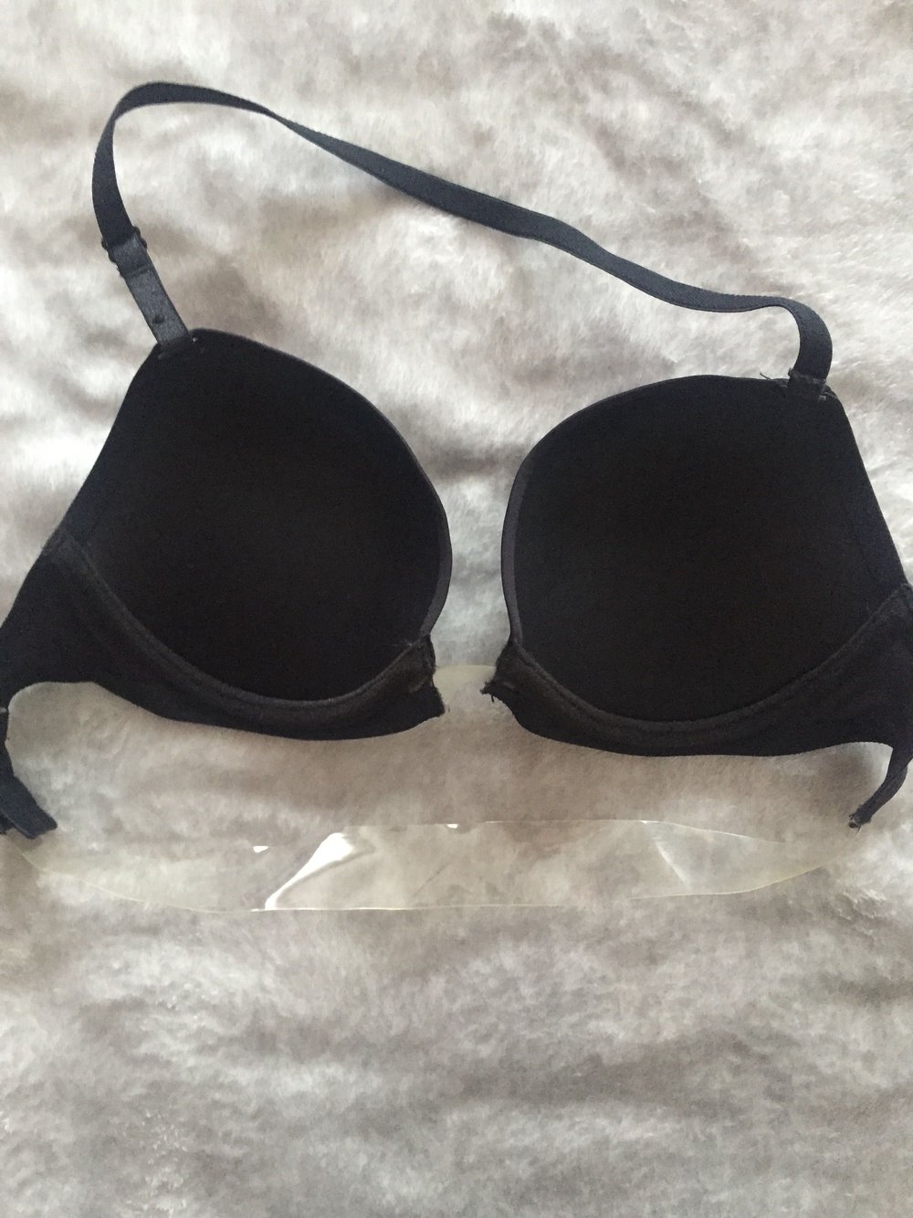 Neckholder BH ideal für rückenfreie Shirts * transparent 