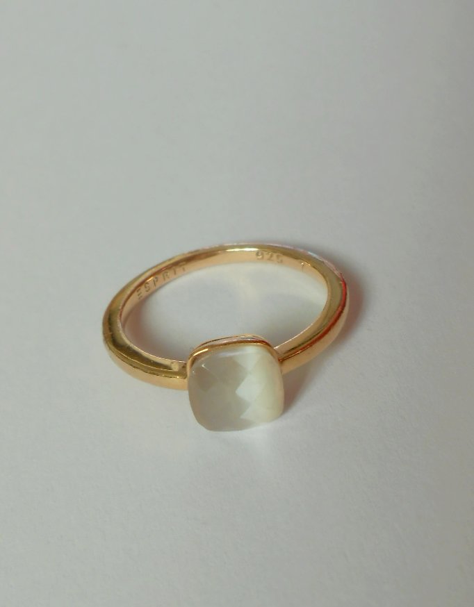 Ring Esprit rotgold rose gold Stein