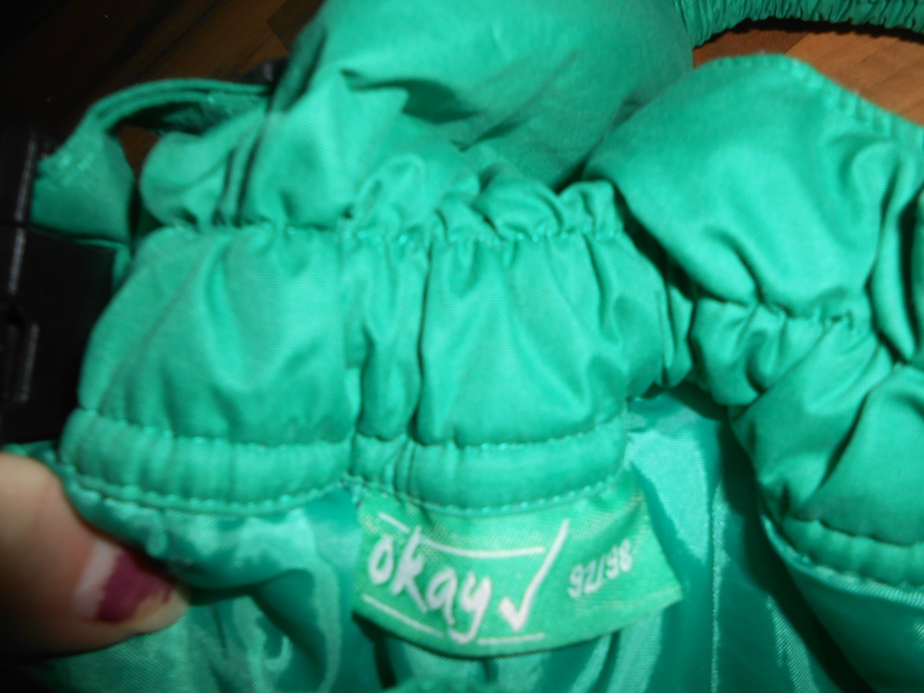 Schneehose Ski 92/98 grün kik