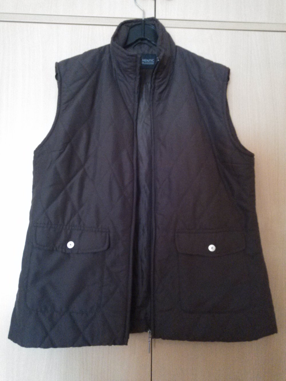 Schöne braune sportive Weste von Authentic Clothing Company Gr. XL