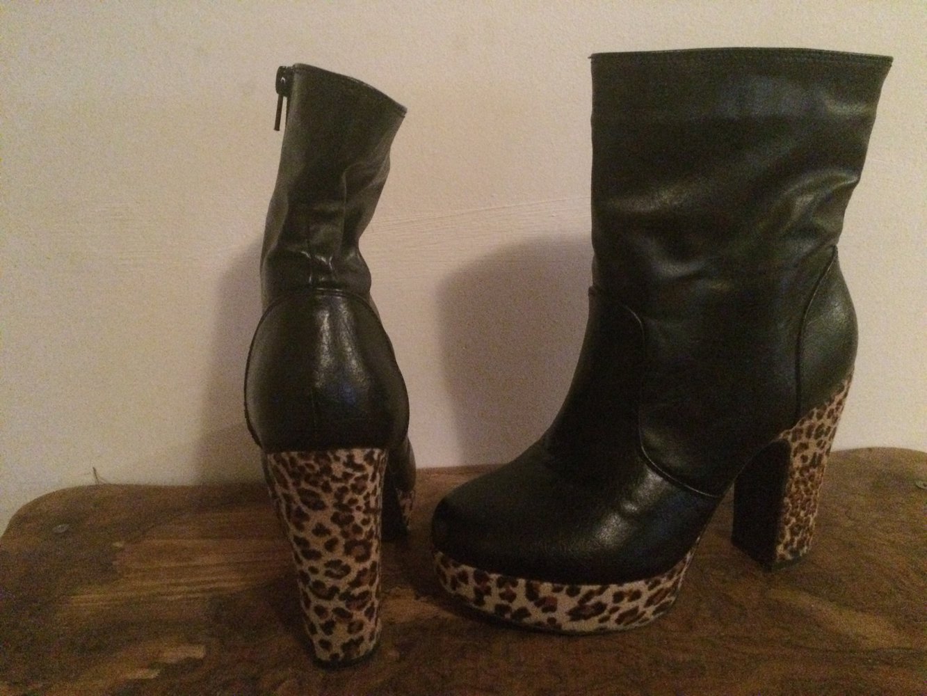 Stiefeletten Stiefel leo Leder