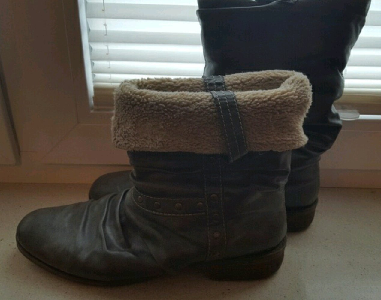 Winterstiefel mit Fell