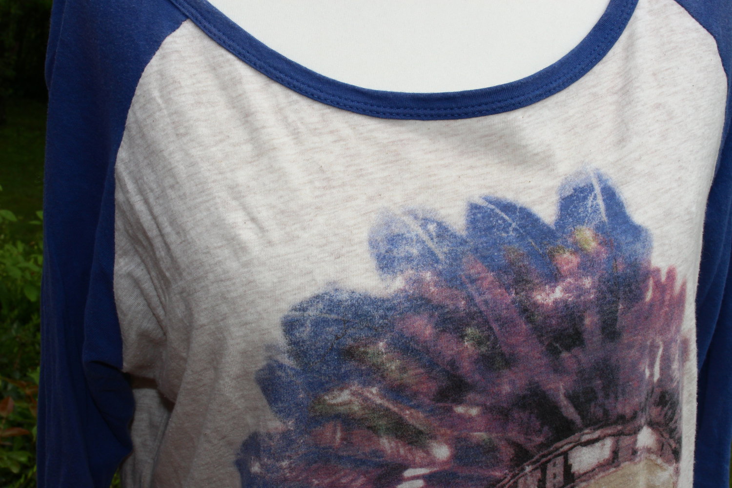 langarmshirt mit Totenkopf-Aufdruck