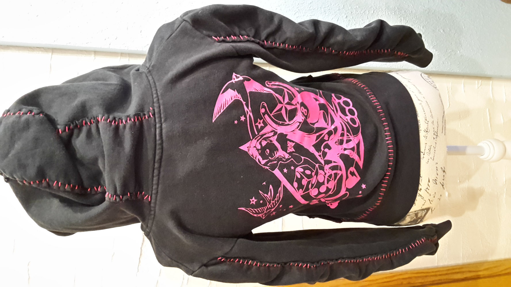 Poizen Industries,Hoody, Zippjacke,S,Rockabella,Gothic,Punk, Emo