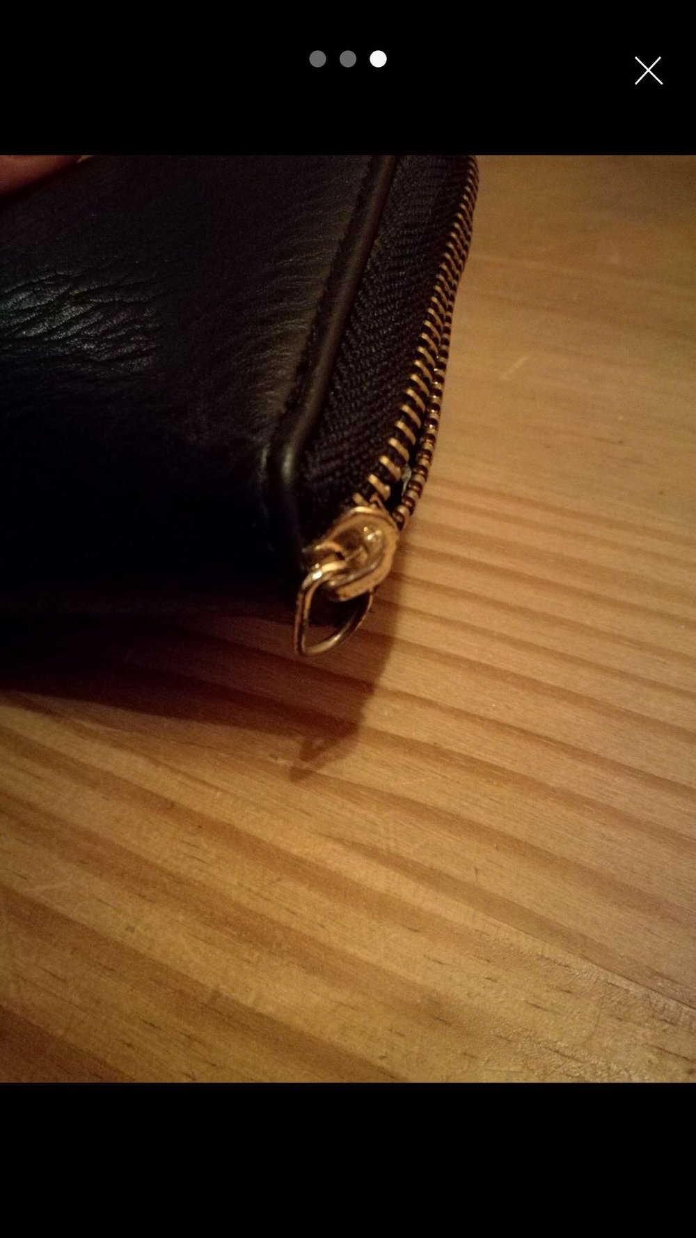 Portemonnaie schwarz lang