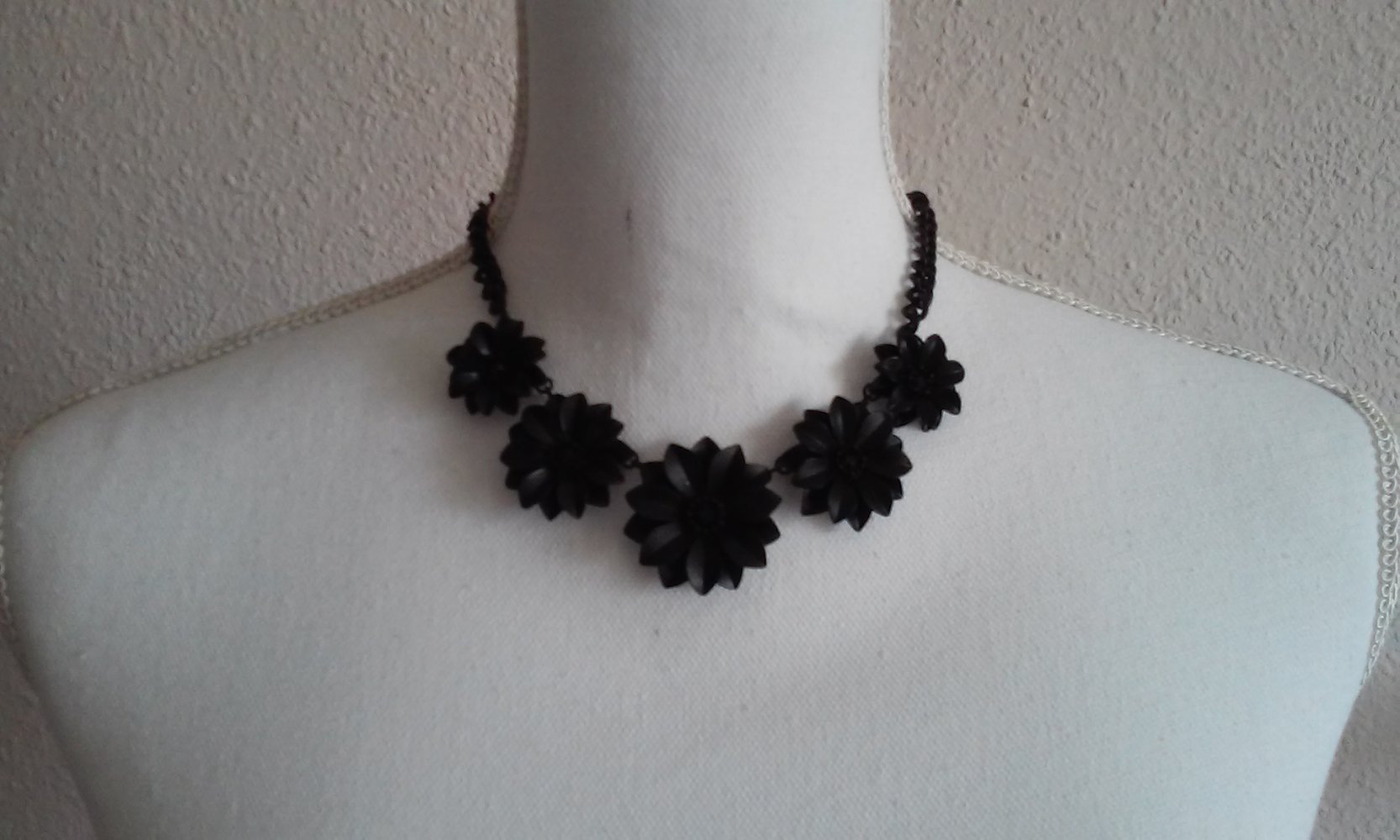  Statementkette Halskette, Kette und Ohrklips