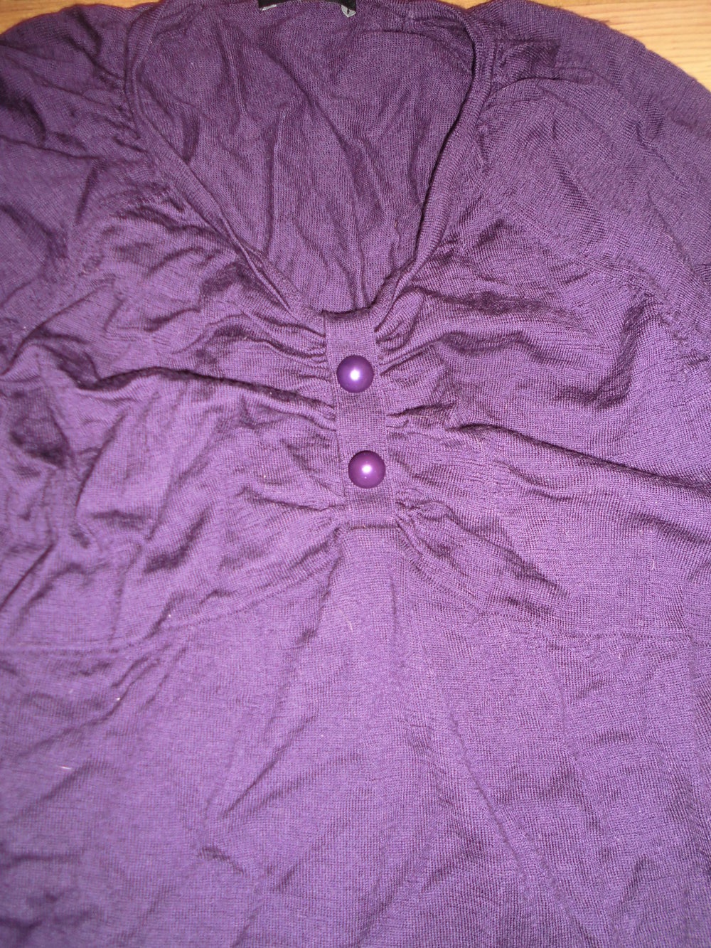 Apanage - lila Longsleeve - Größe 40 - 100% Merinowolle! - TOP Zustand!