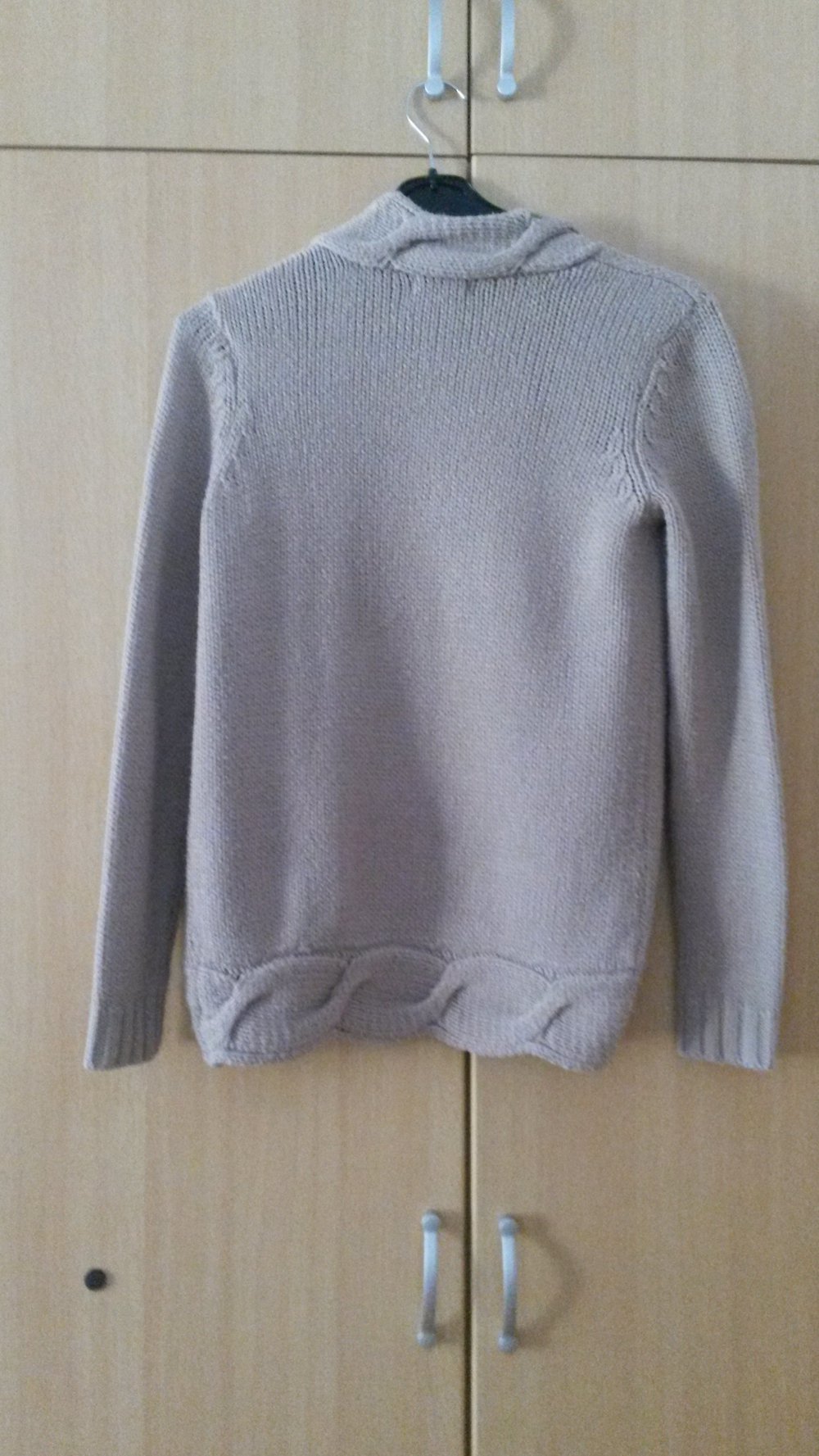 Strickcardigan in beige Gr. 32/34