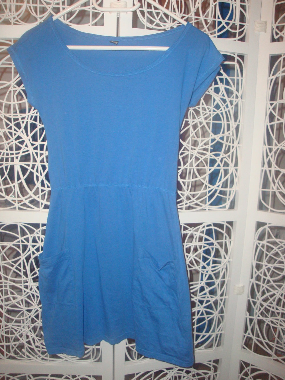 Blaues Sommerkleid kurz