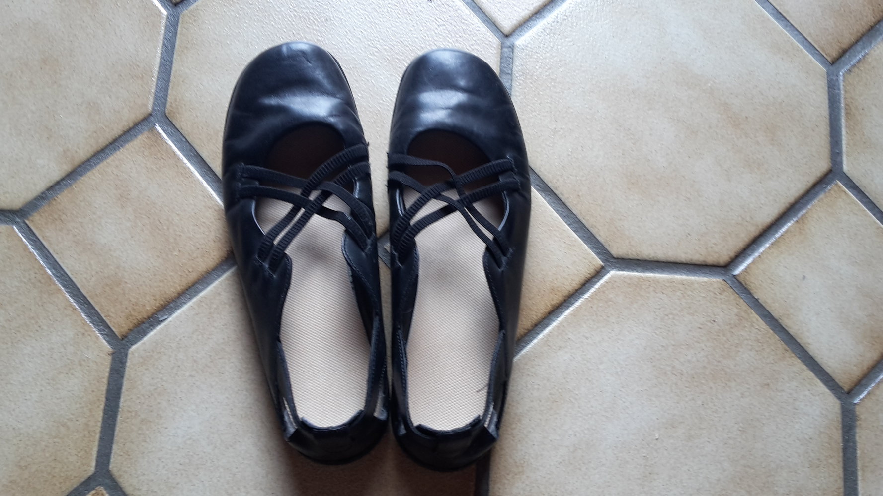 Remonte gr. 37 echt Leder schwarz chic Ballerina