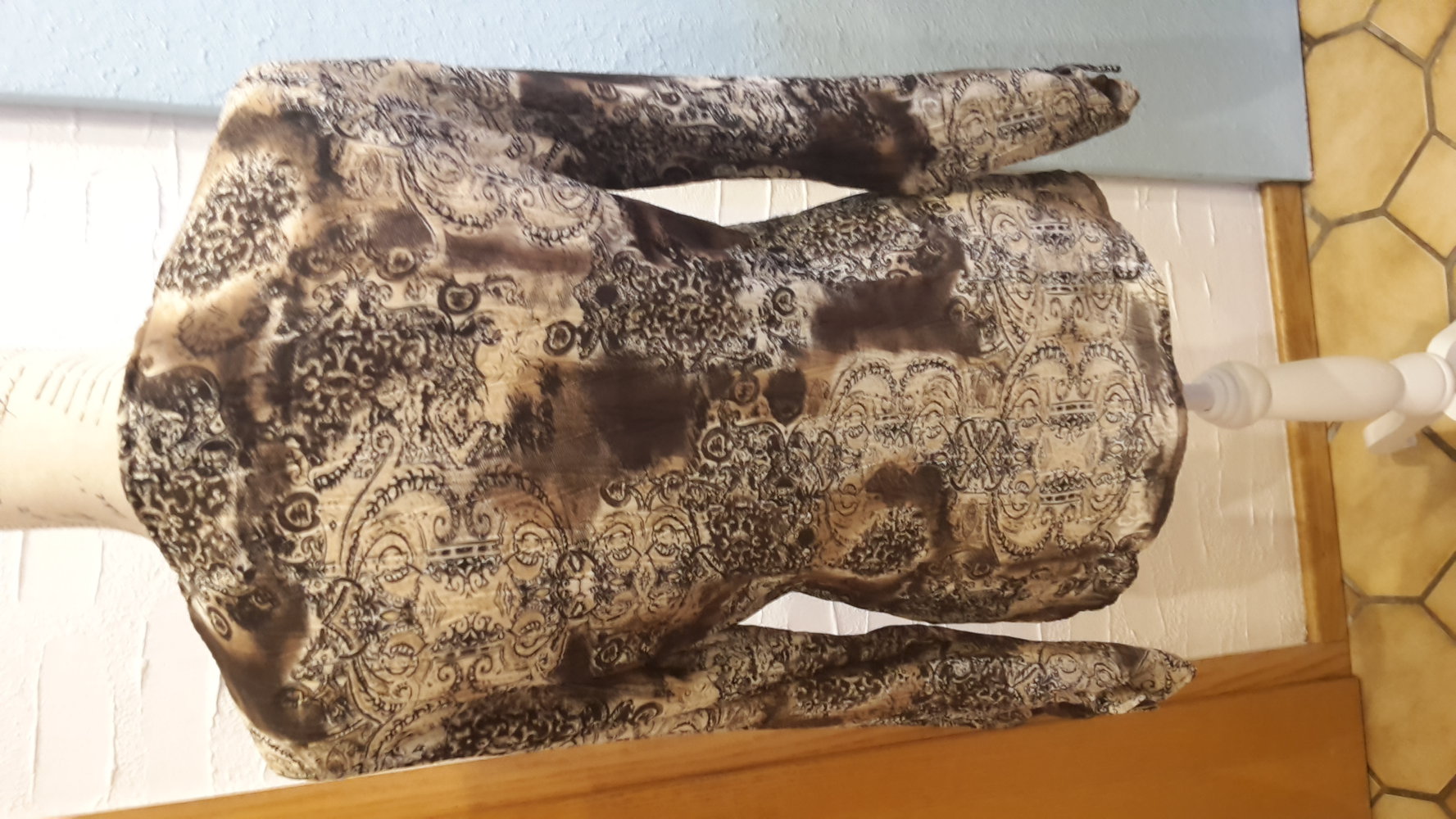 NEUwertigStreetOne Bluse Gr. 42 Braun, Leoprint, Muster, 