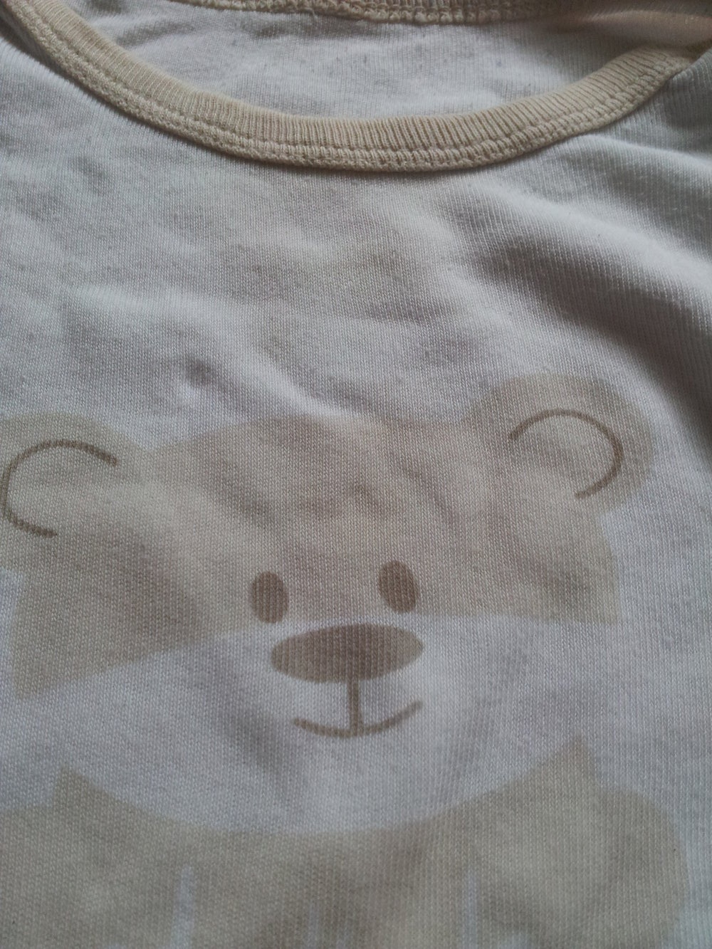 Body creme beige Teddy Bär Bärchen Gr. 74 