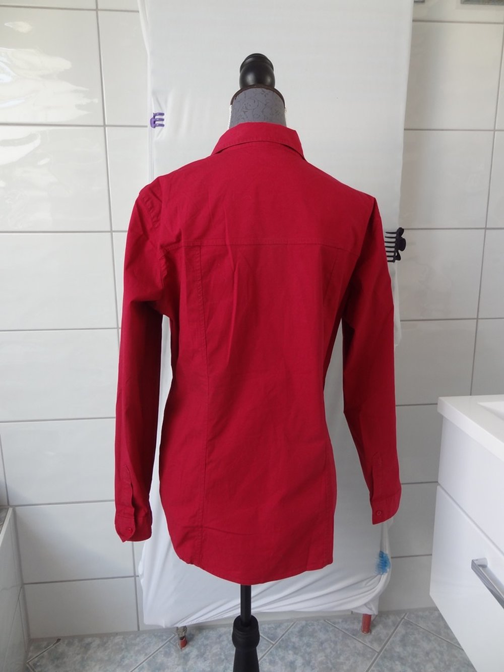 Rote Bluse/ Hemd von C&A Gr. 42