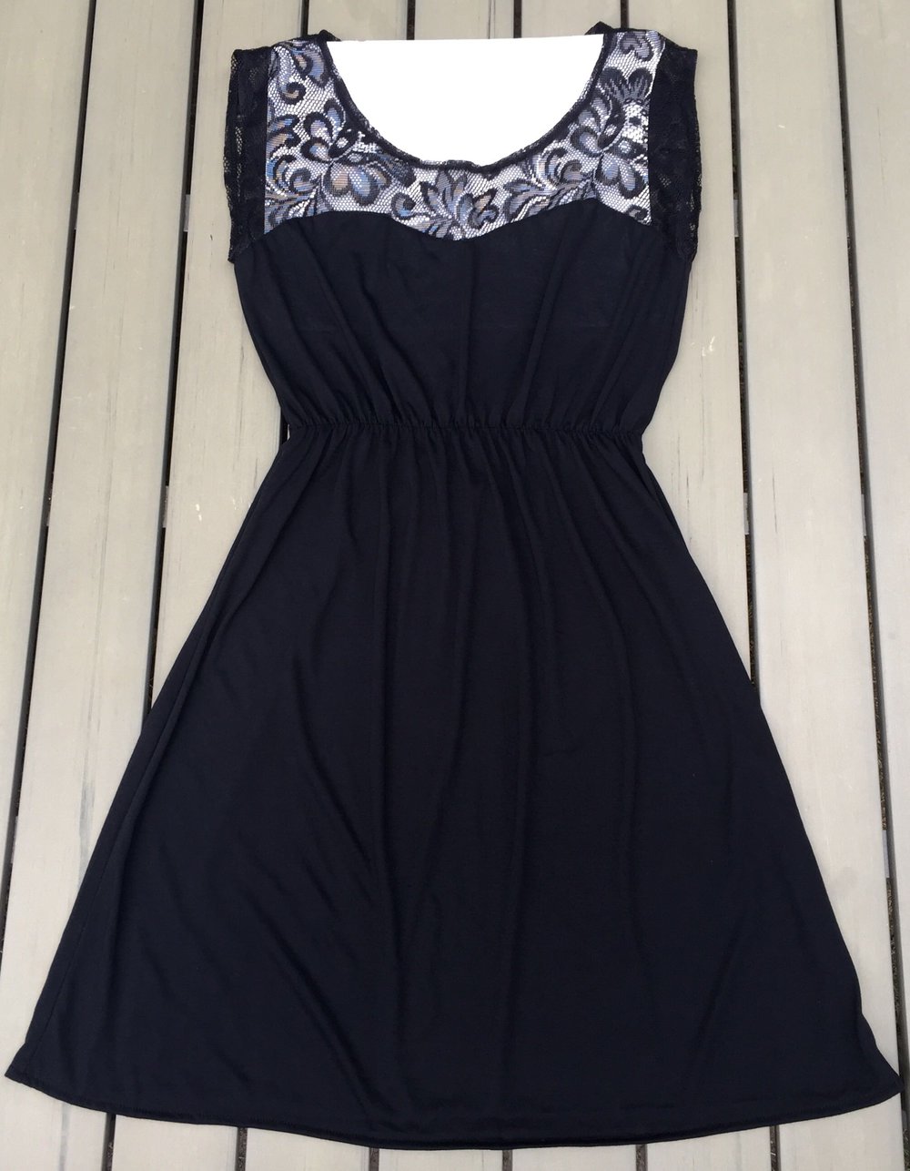 iCLOTH Kleid SKATERKLEID Spitze \\\\\\\