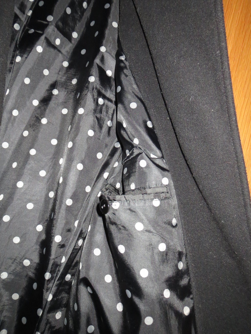 Mantel, Gr.44/L, schwarz, kurz