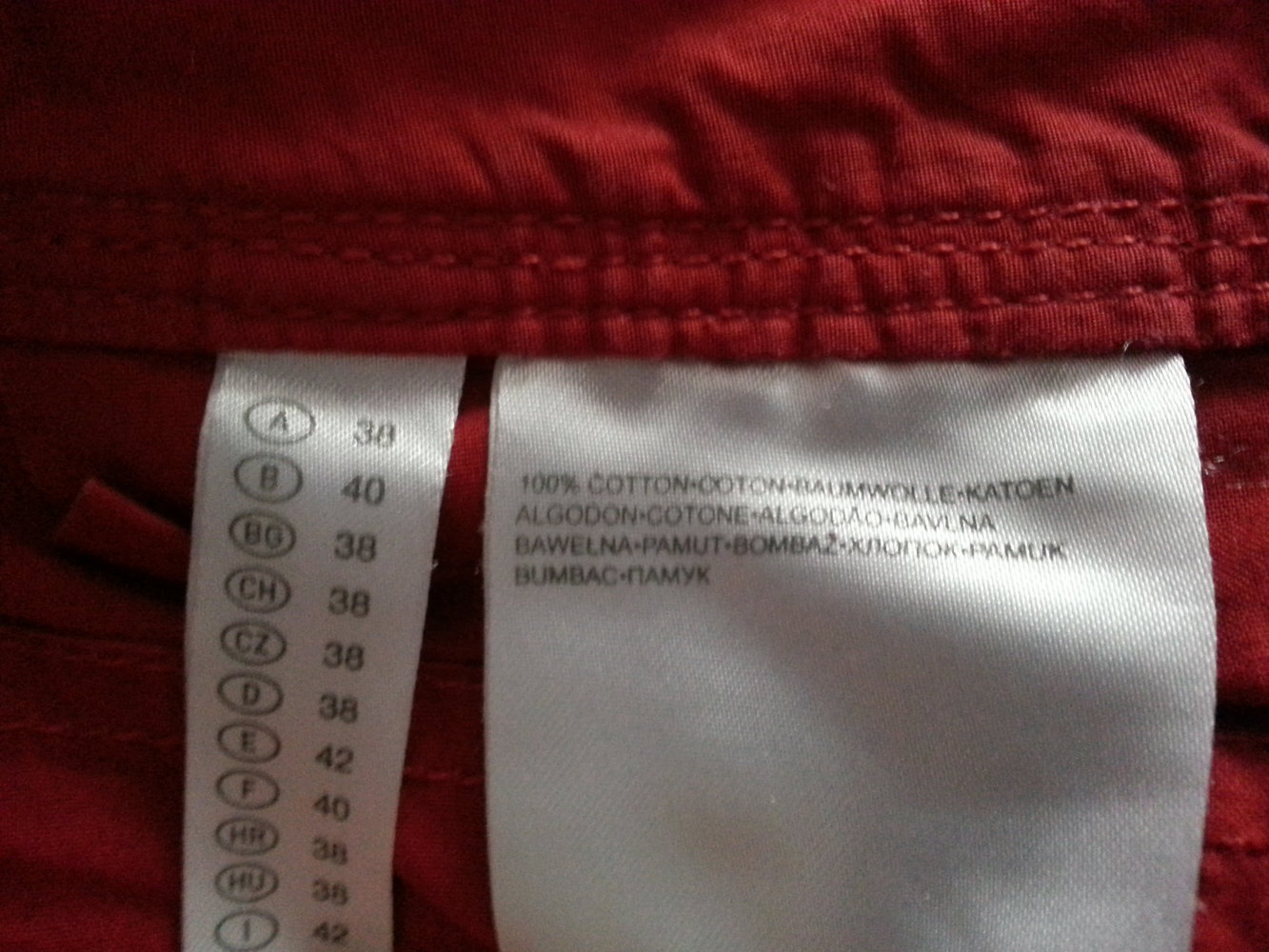 Shorts rot Sommer C&A Yessica 38