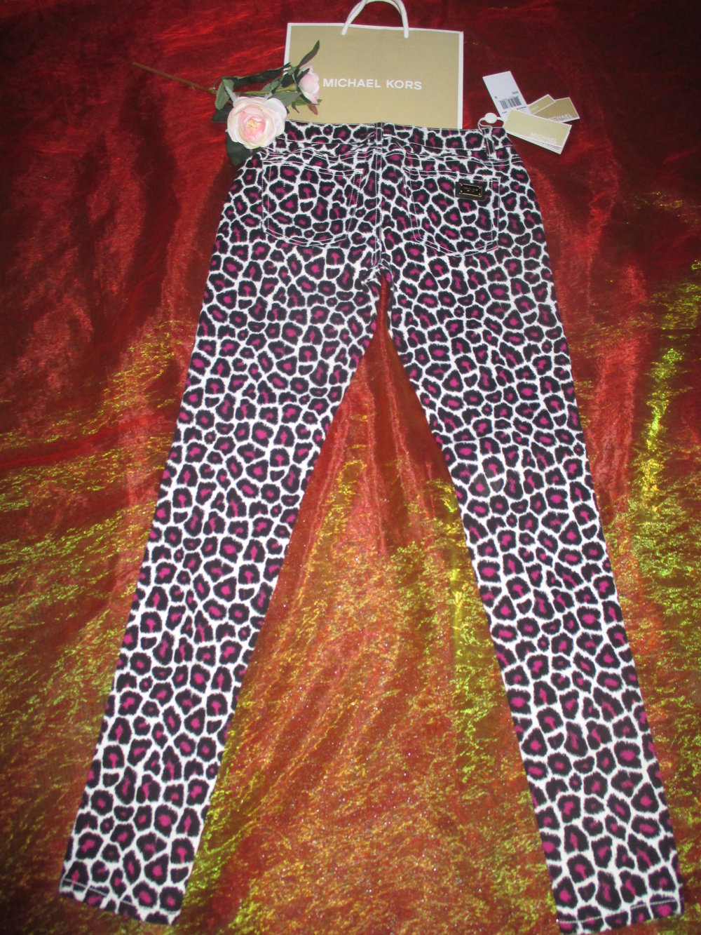 NEU mit Etiketten * Animal * Leo- Style * Skinny * Jeans Hose 