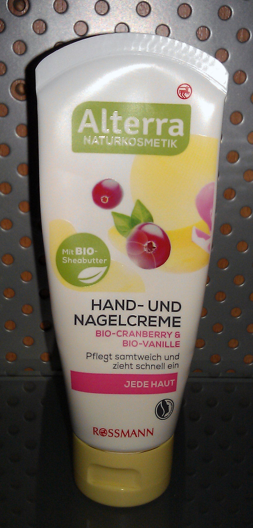 Alterra Hand- und Nagelcreme Bio-Cranberry & Bio-Vanille