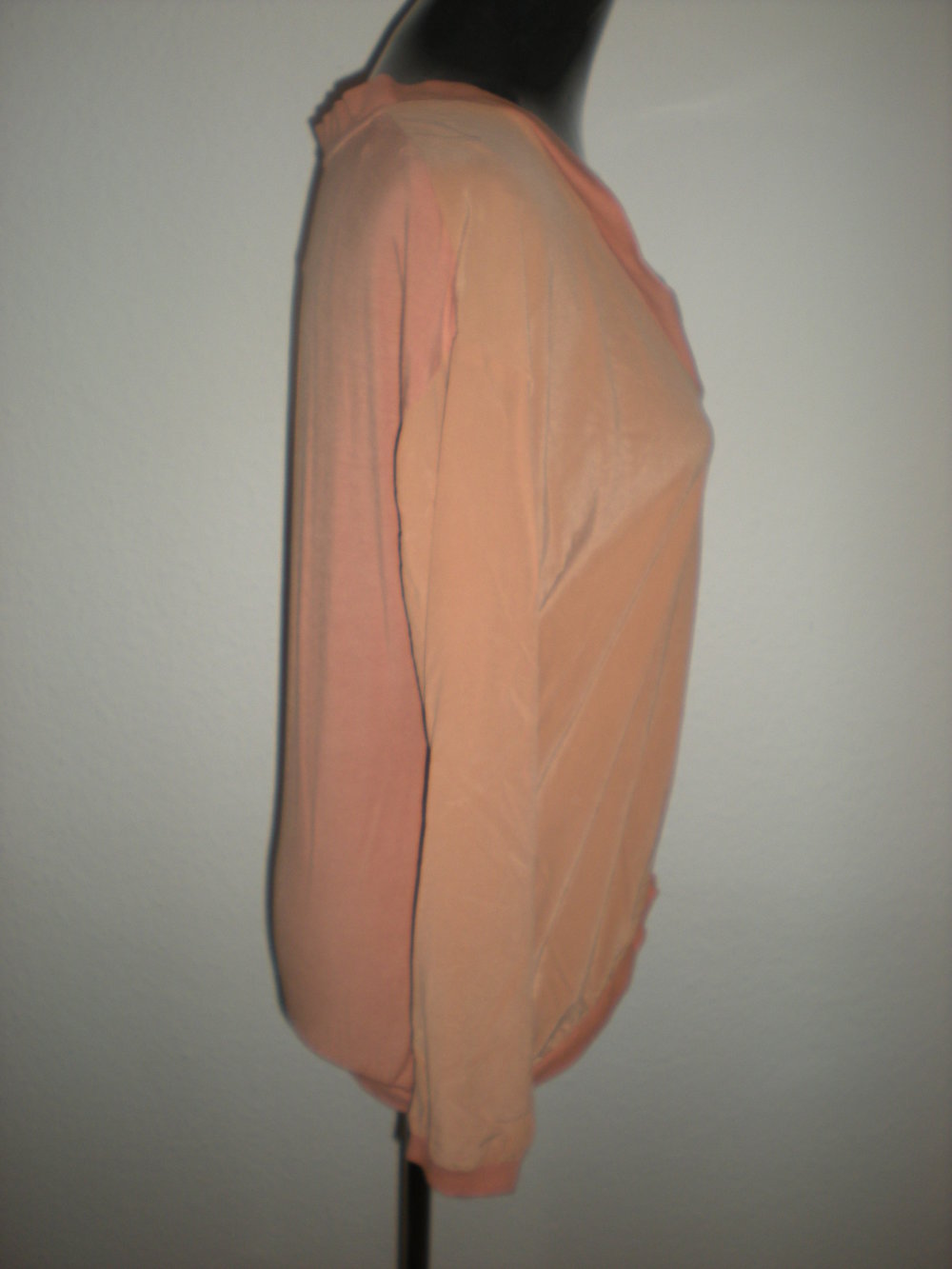 T-Shirt Shirt Longshirt Bluse Blusenshirt aus Seide und Viskose von edc in Gr. M 40