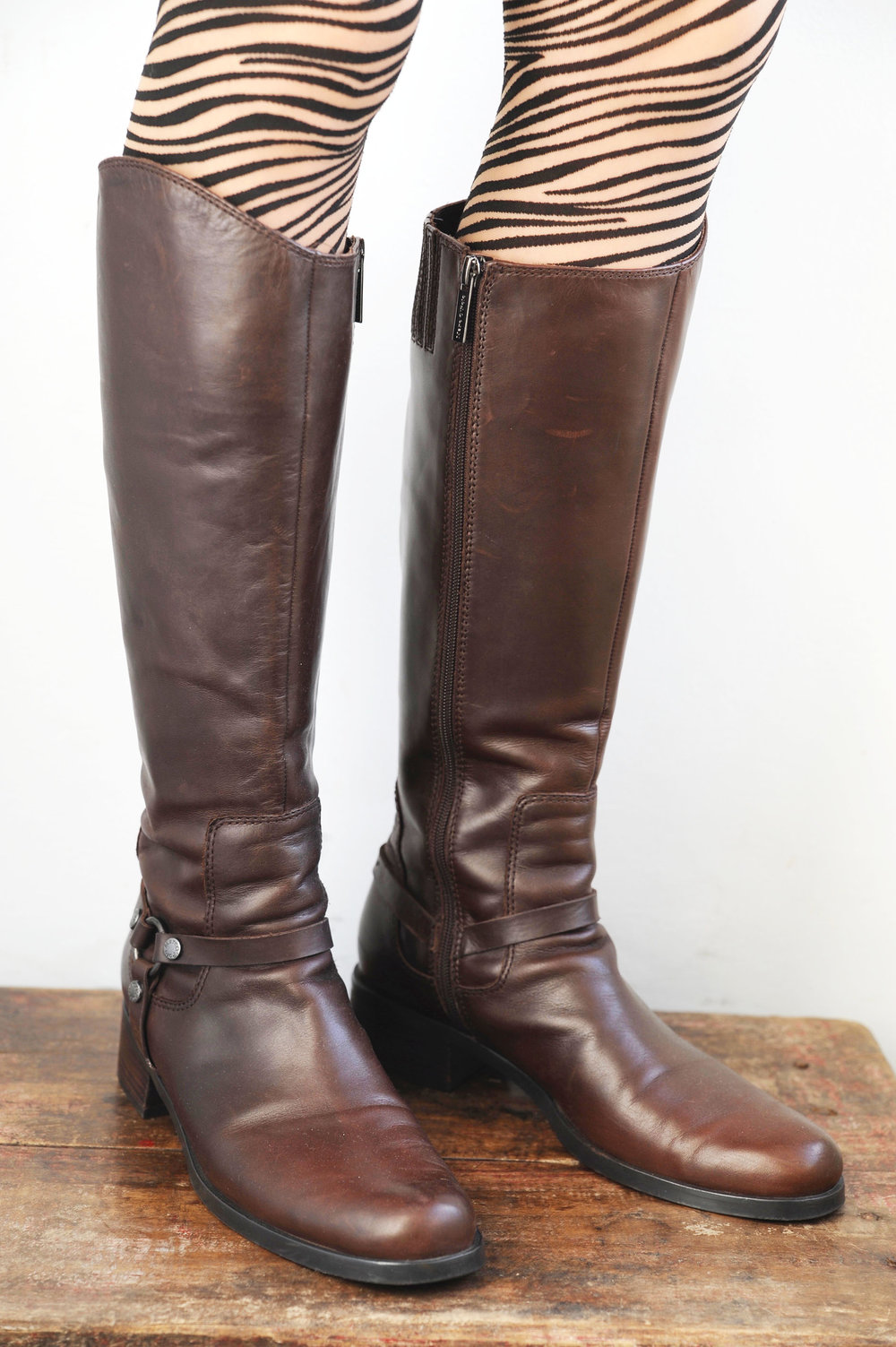 Tolle Marc O'Polo Stiefel, Reiterlook, Lederstiefel