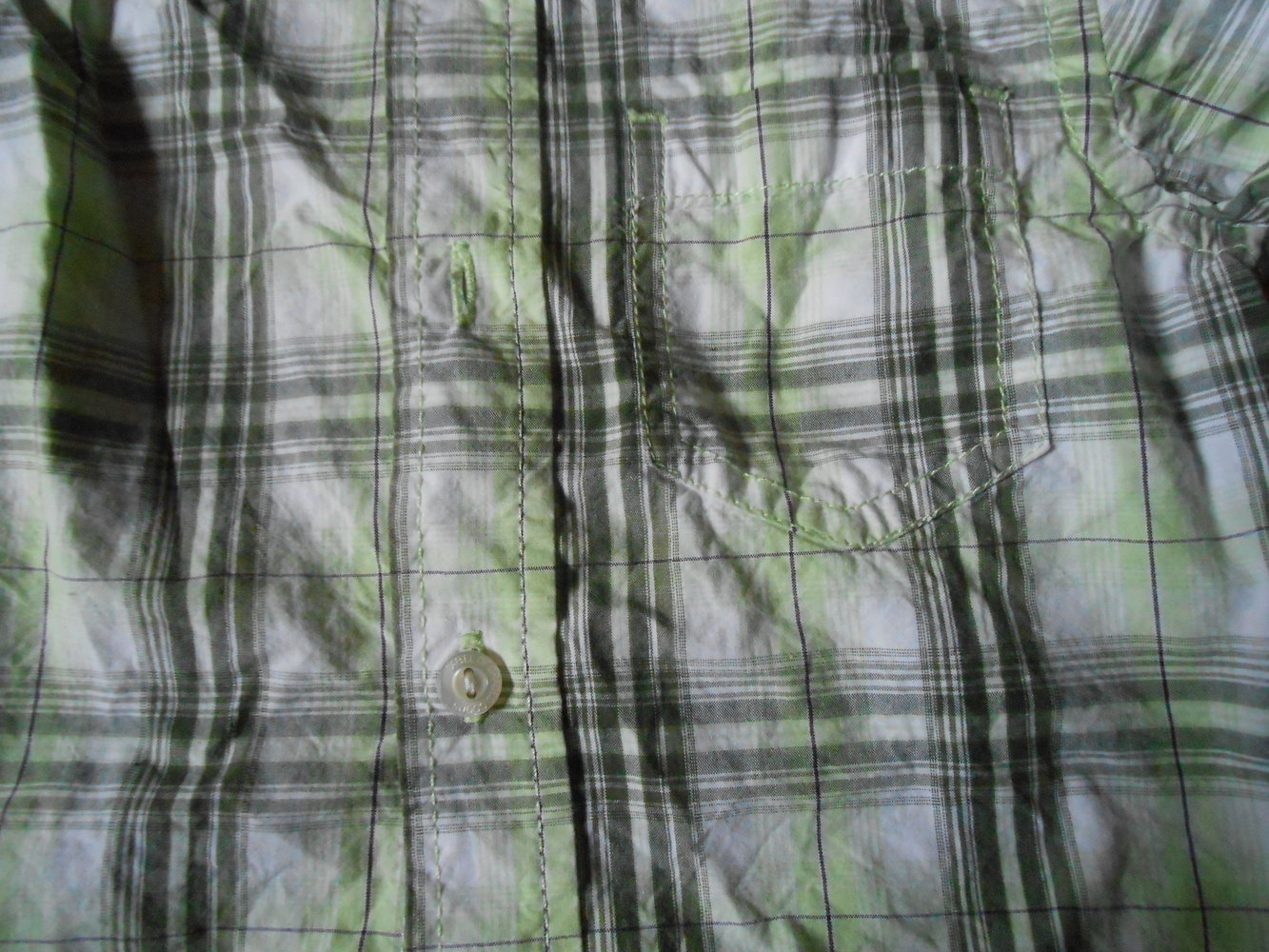 Hemd kurzarm grün H&M 92