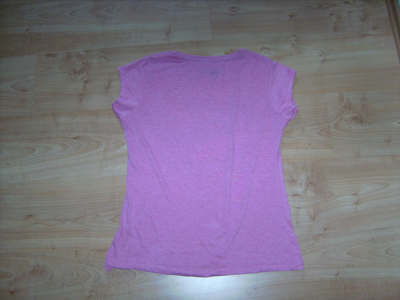 Think Beauty! Verschenke T-shirt Gr. 42-44 an Sammelbesteller, Kurzarm Shirt pink mit Printdruck, Ladylike Beauty Lip Line