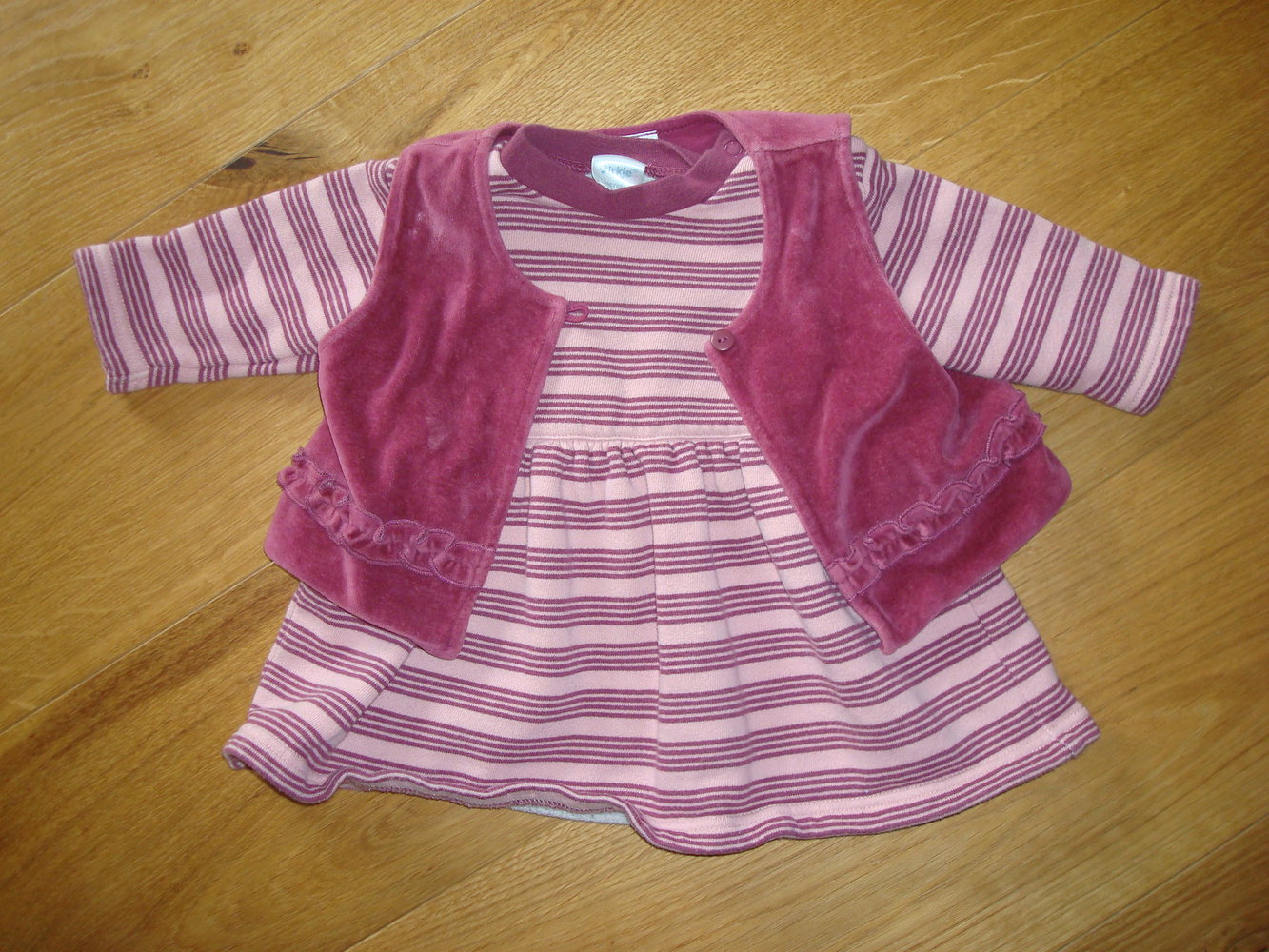 süßes warmes Fleecekleid Gr. 68