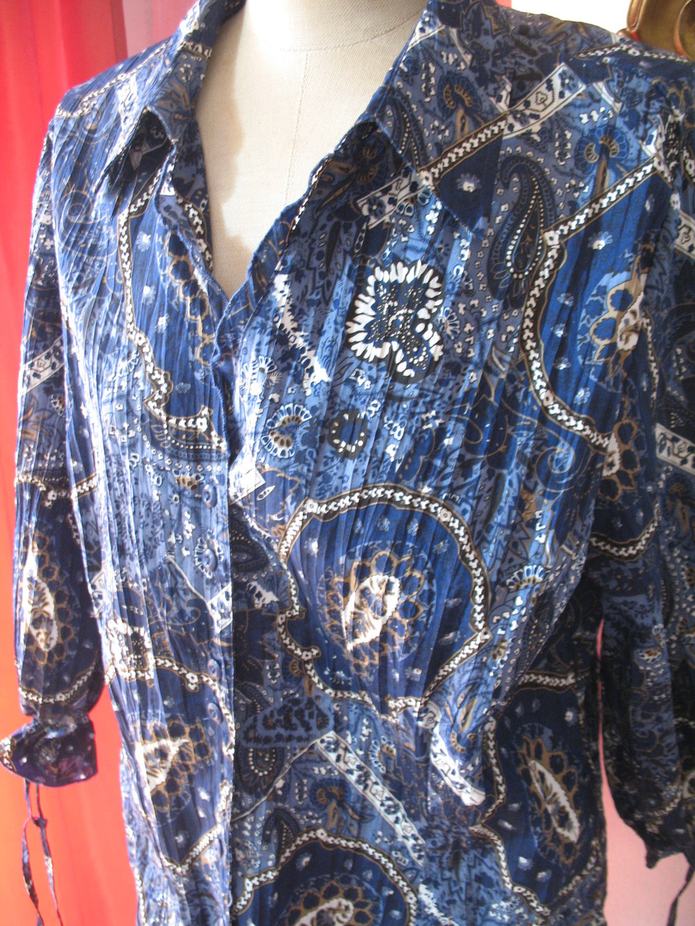 bluse in Crush optik