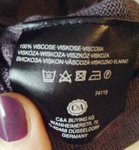 Feines Rundhalsausschnitt Strickkleid (C&A)