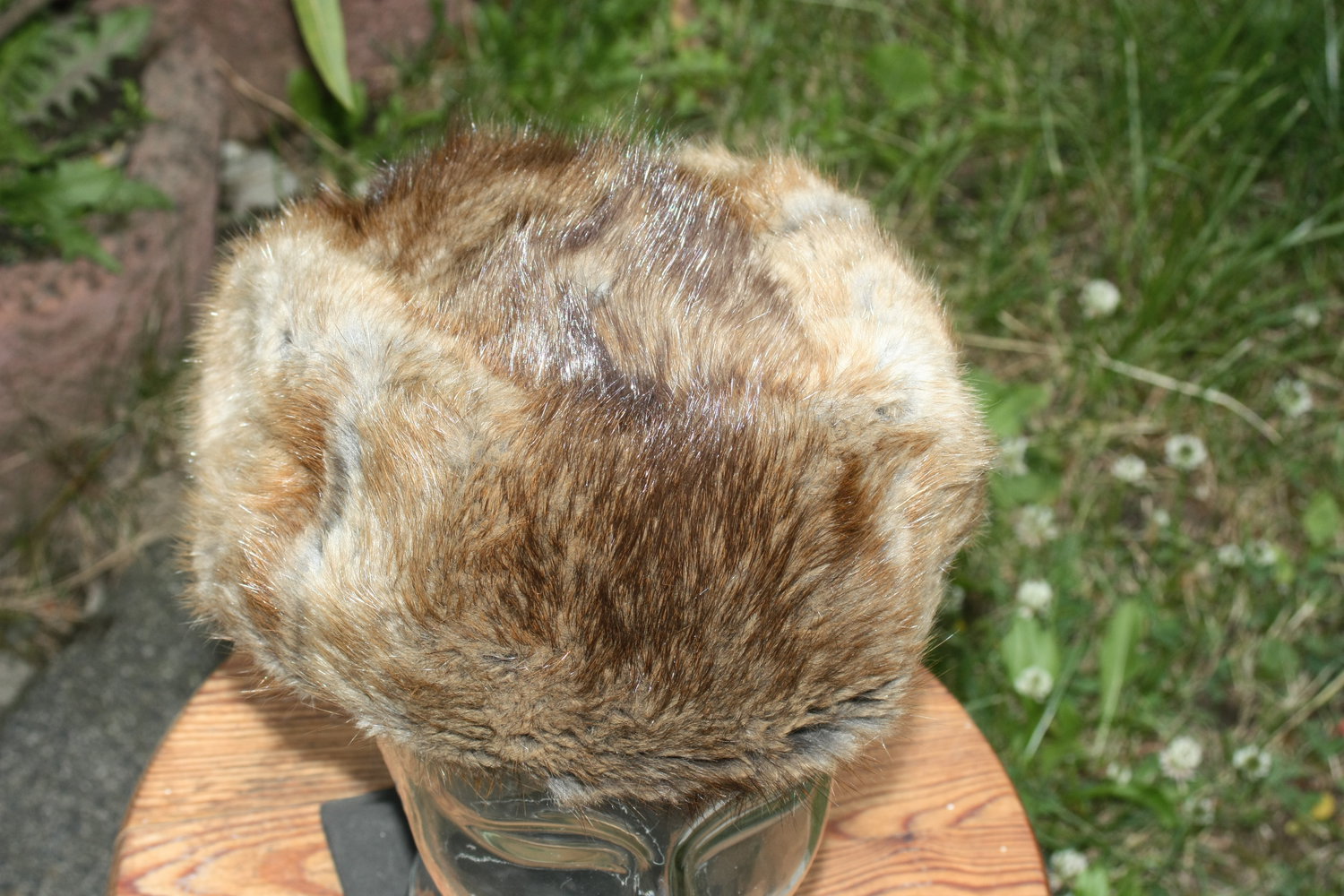 Echt Pelz, Fell, Mütze, Gr. 57