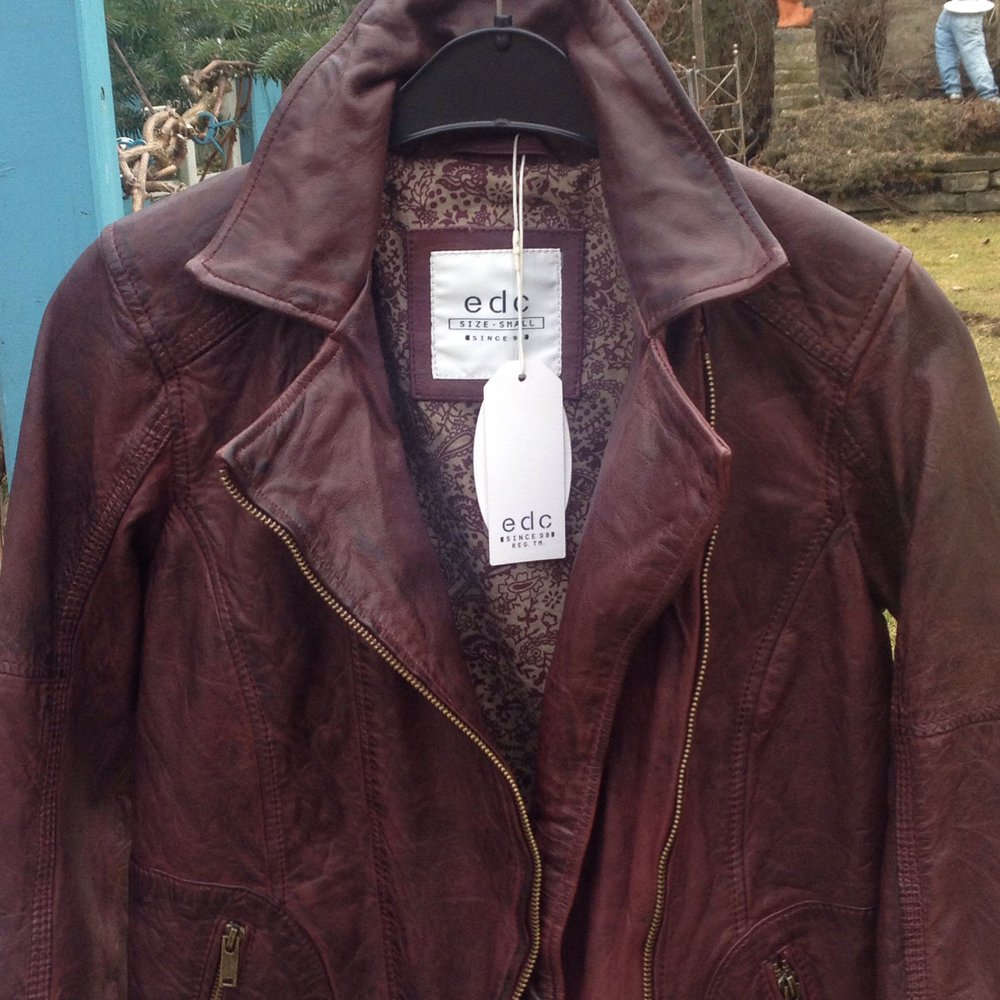 Lederjacke - Bikerjacke - neu - Esprit - edc