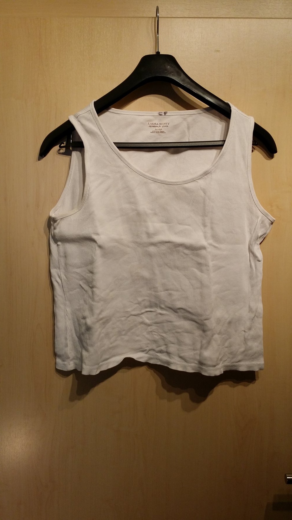 Top schulterfrei- Damen weiß XL