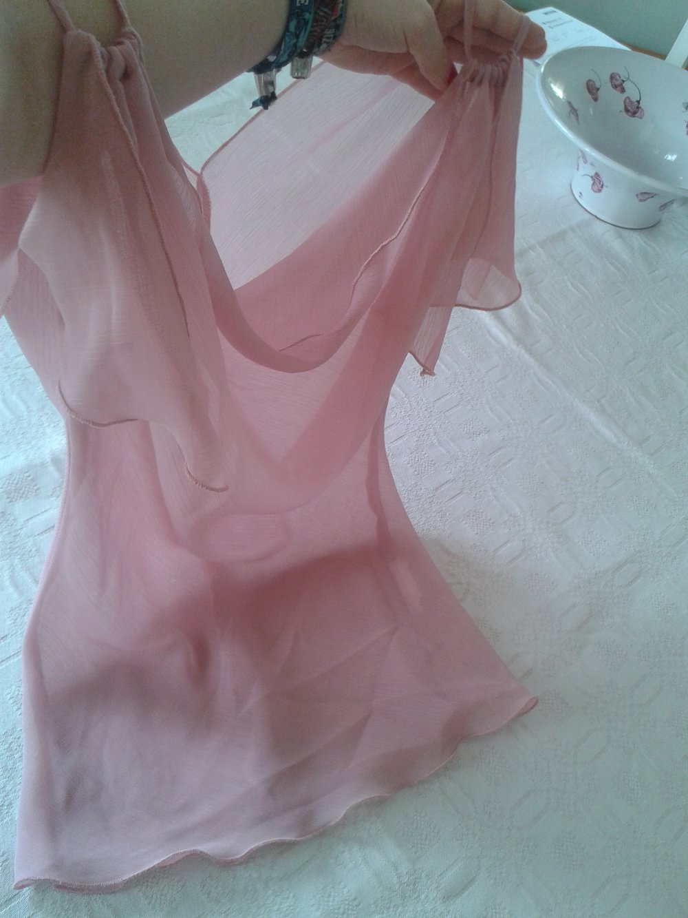 Top rosa dünn leicht